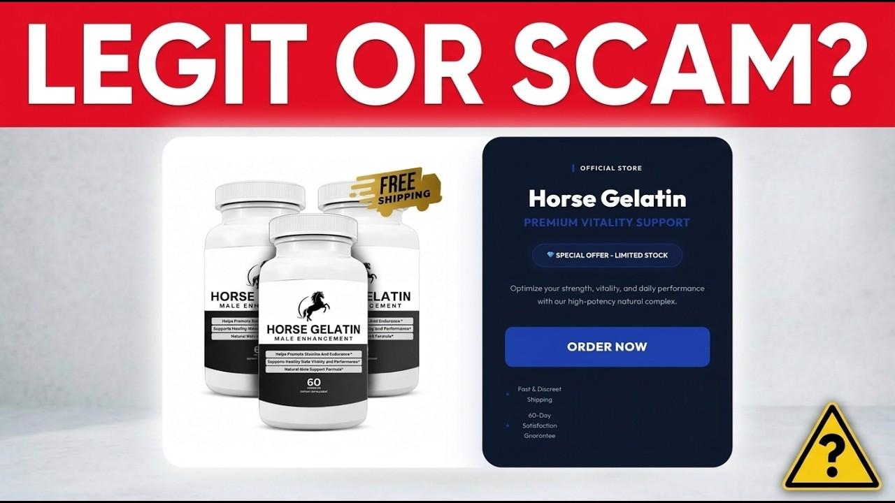 Horse Gelatin Trick For Men: Does It Actually Help?