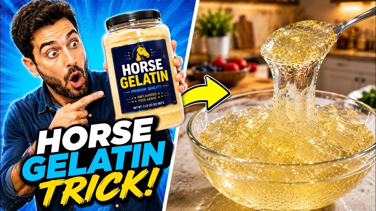 Horse Gelatin Trick For Men Recipe: Viral Method Decoded